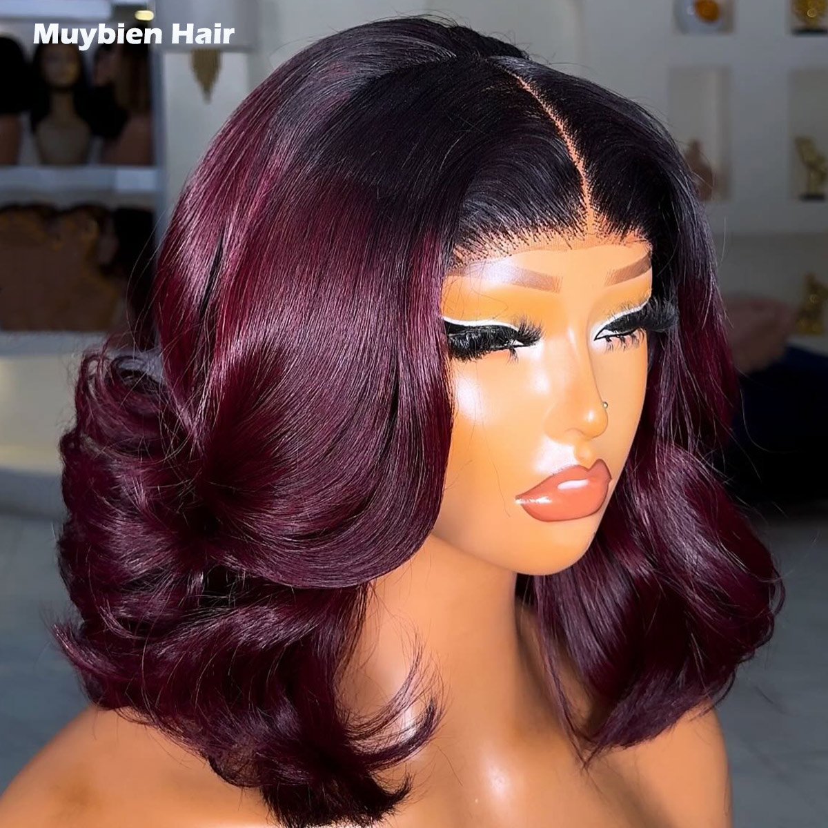 Glueless Wear And Go Human Hair Wig - Wear and Go Glueless Bob Perücke