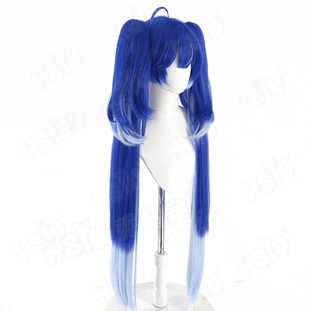 Synthetic Wigs - Game Wuthering Waves Iuno Cosplay Blaue