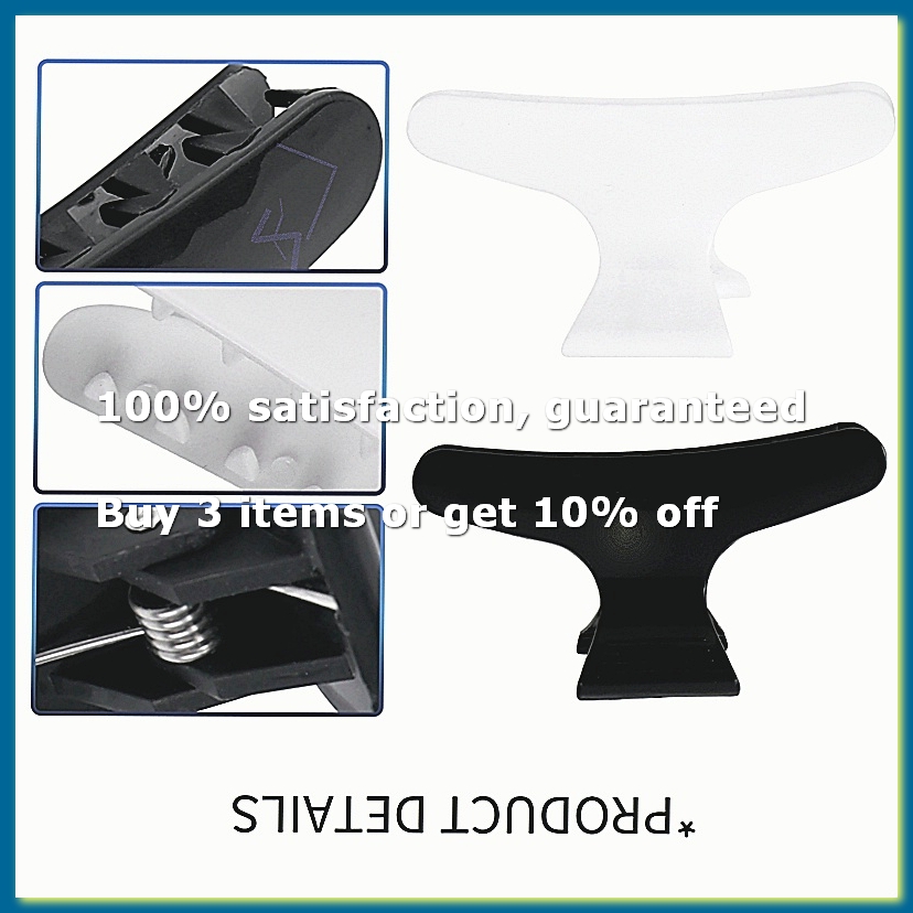 4 Stück Schwarz-Weiße Friseur- – Hair Clips Bewertung und Preis