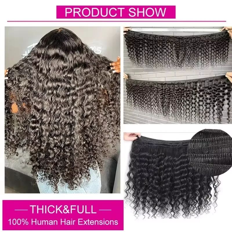 Deep Wave Bundles mit Verschlu – Deep Wave 3 Bundles With Closure Bewertung und Preis