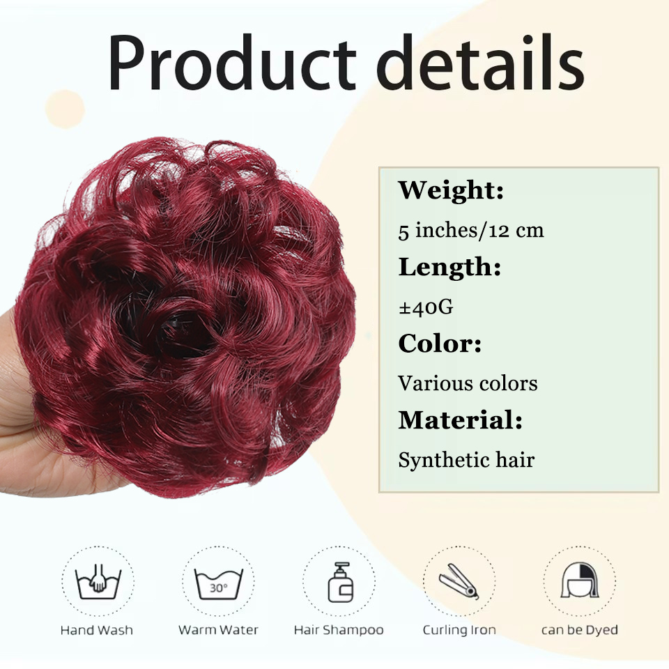 AOSIQUEE Synthetischer Chignon – Claw Clip Messy Bun Hair Piece Bewertung und Preis