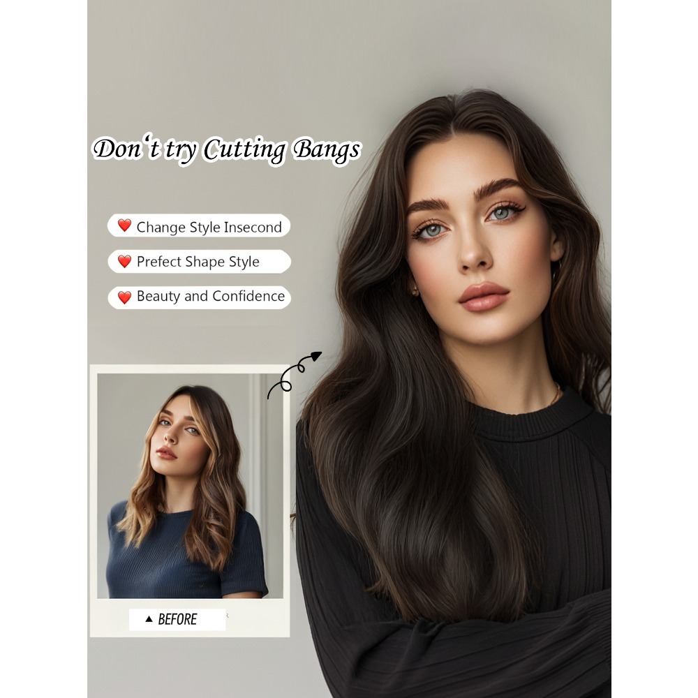 100 % Echthaar-Topper, braune  – Seamless Clip In Hair Extensions Human Hair Bewertung und Preis