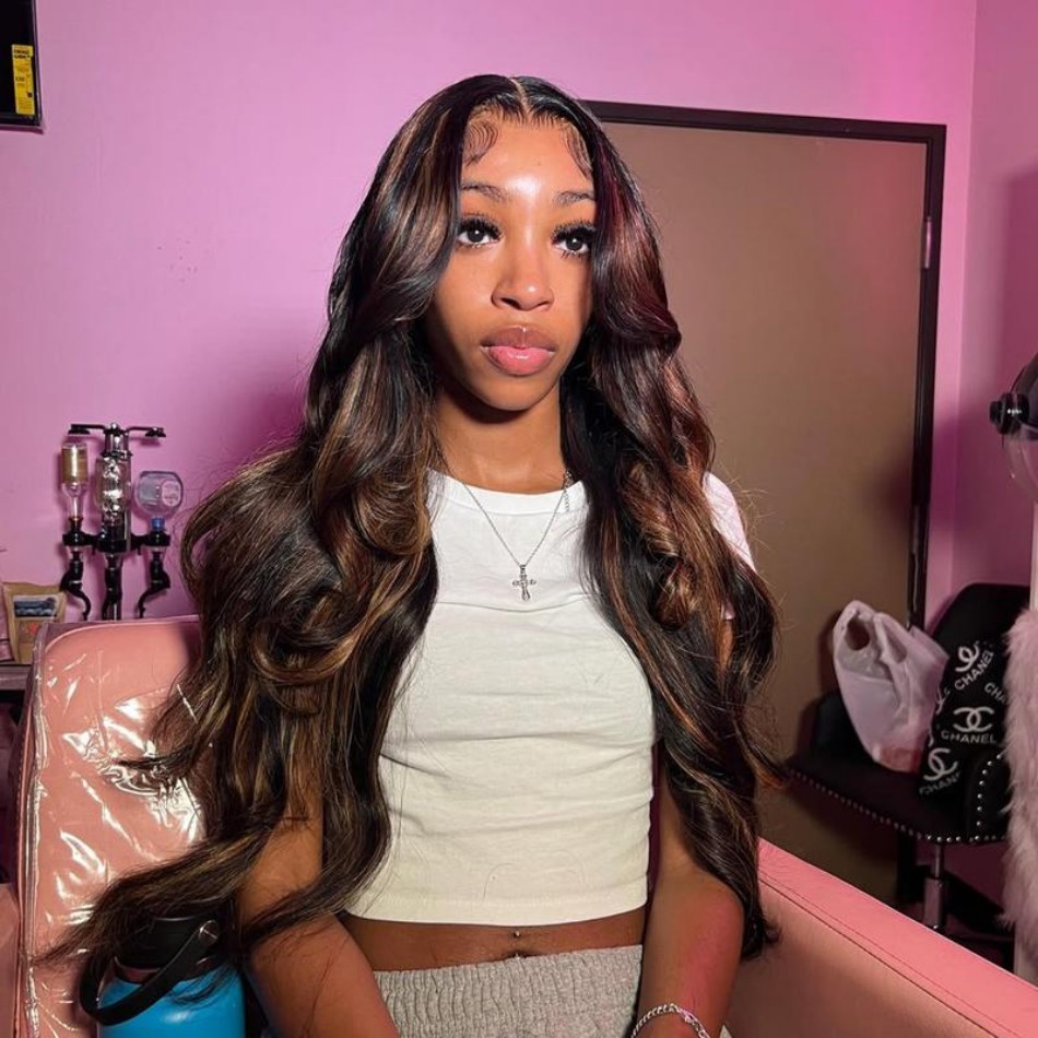 P1B30 Highlight Ombre Body Wav – Hd Lace Frontal Wig Human Hair Pre Plucked Bewertung und Preis