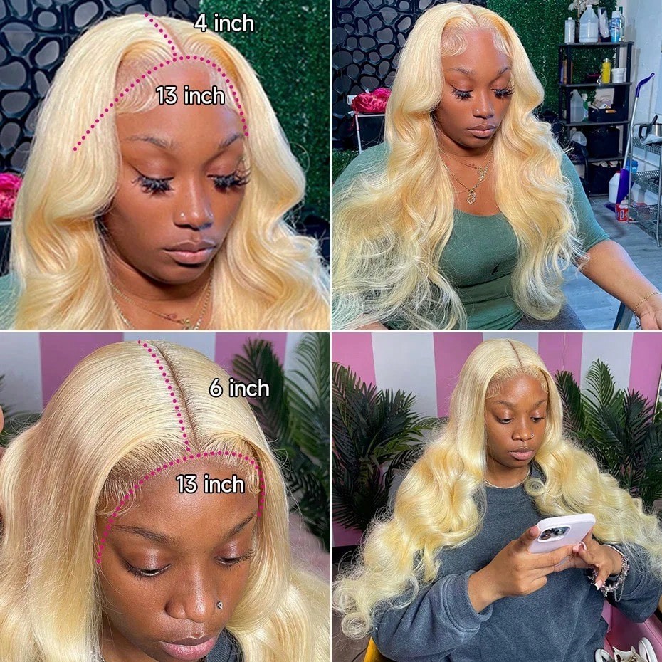 613 13x6 Lace Front Perücke au – 613 Blonde Body Wave Lace Front Wig Bewertung und Preis