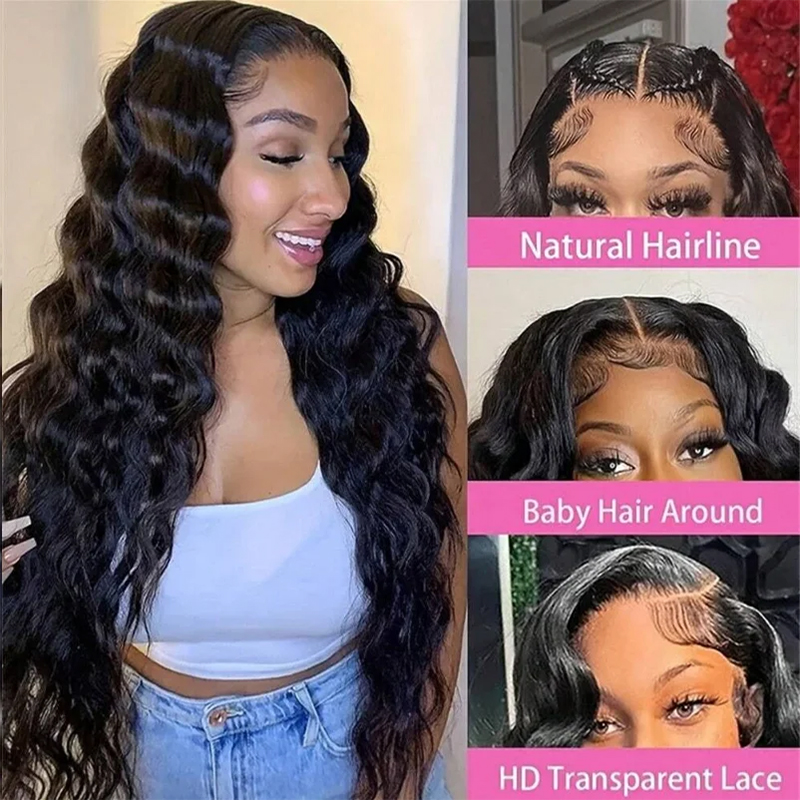 220% Dichte 38 Zoll Loose Wave – Lace Front Wigs Bewertung und Preis