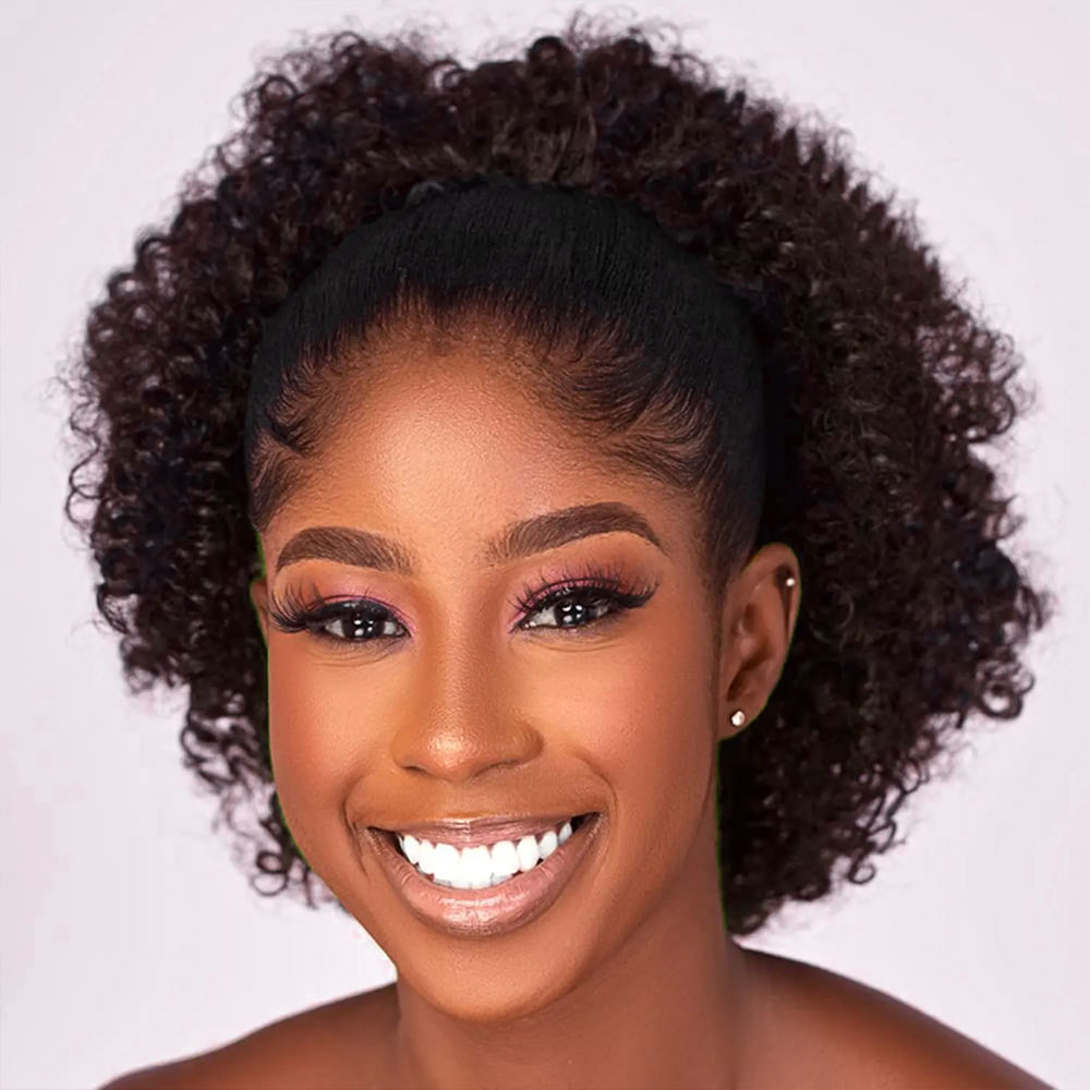 Afro Puff Kinky Curly Drawstri – Drawstring Afro Curly Puff Ponytail Bewertung und Preis