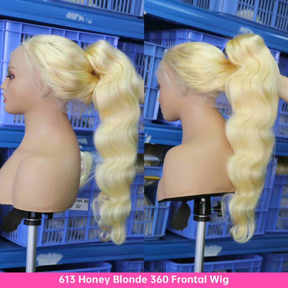Platinblond 613 HD 13x6 Lace-F – Hd Lace Frontal Wig Human Hair Pre Plucked Bewertung und Preis
