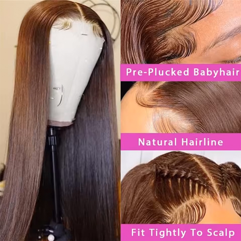 220% Dichte 34 Zoll Schokolade – Human Hair Wigs Bewertung und Preis