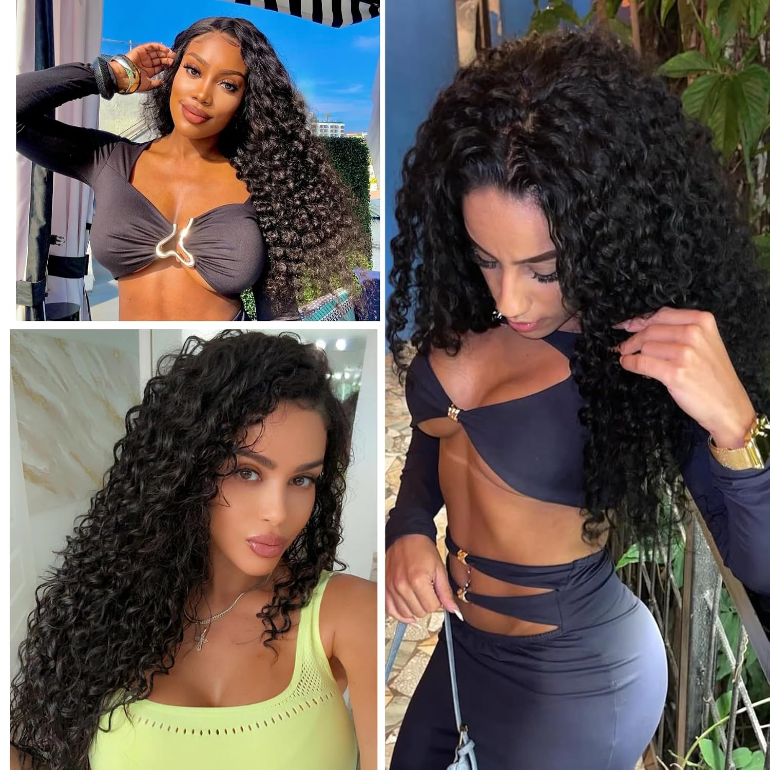 Gefiederte Häkelzöpfe aus 100% – Water Wave Bulk Human Hair For Braiding Bewertung und Preis