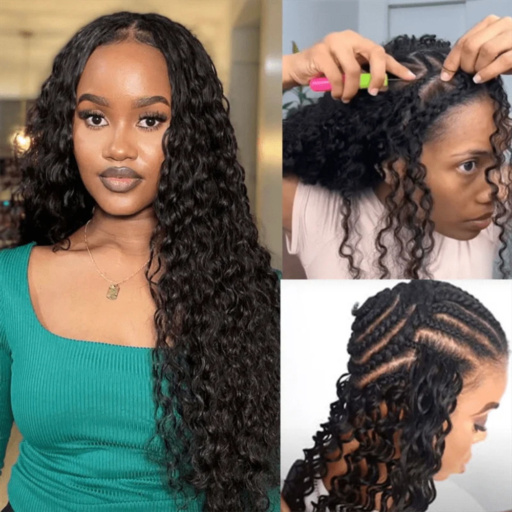 Gefiederte Häkelzöpfe aus 100% – Water Wave Bulk Human Hair For Braiding Bewertung und Preis