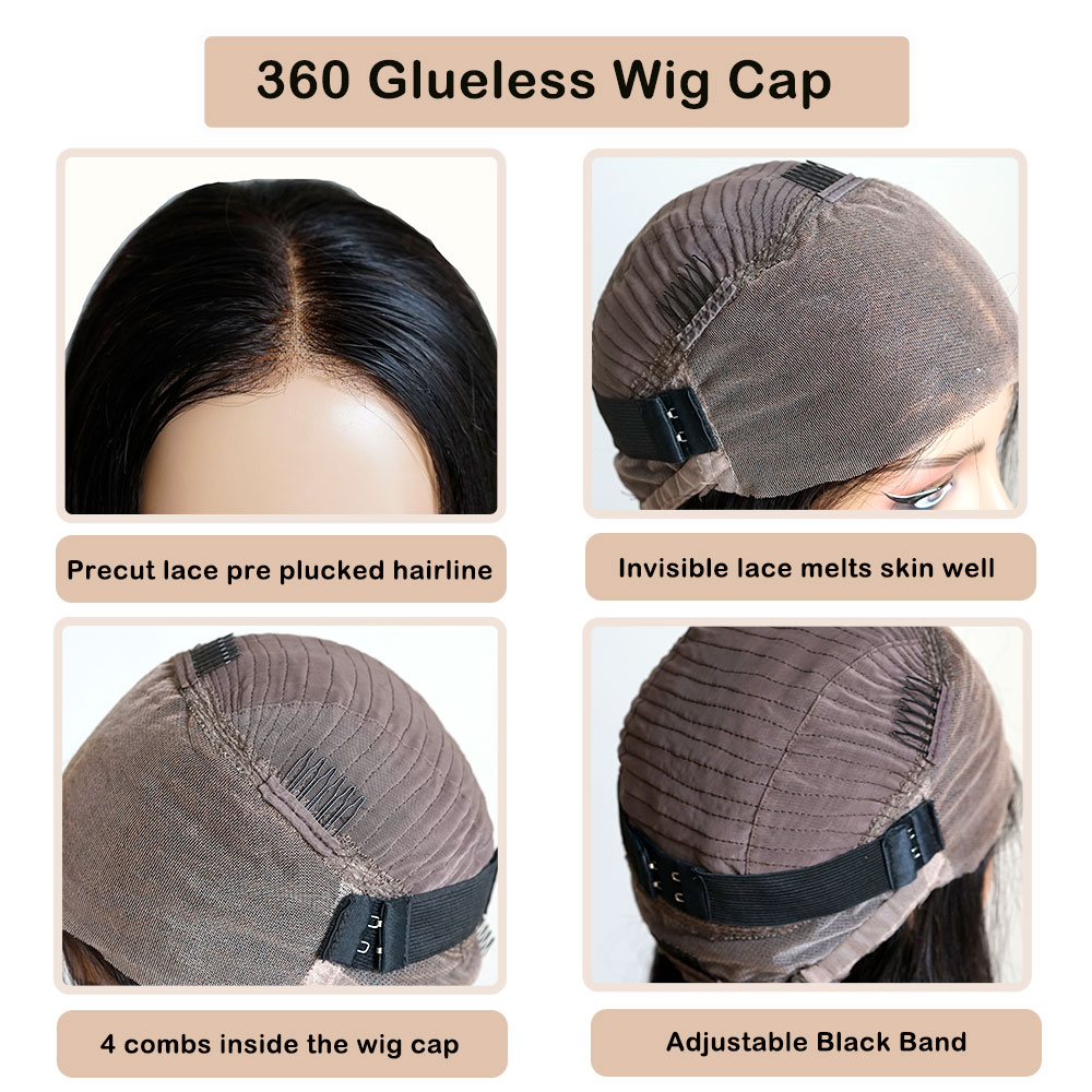 Brasilianisches vorgefertigtes – Human Hair Wigs Bewertung und Preis